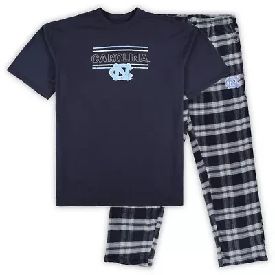 NCAA North Carolina Tar Heels Big & Tall 2-Pack T-Shirt Flannel Pants Set