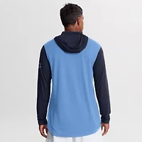 NCAA Nike Carolina Blue/Navy North Tar Heels Campus Legacy Tri-Blend Long Sleeve Hooded T-Shirt