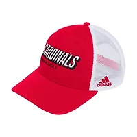 NCAA Louisville Cardinals Mascot Block Letter Slouch Trucker Adjustable Hat