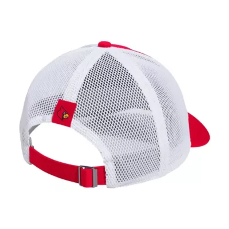 NCAA Louisville Cardinals Mascot Block Letter Slouch Trucker Adjustable Hat