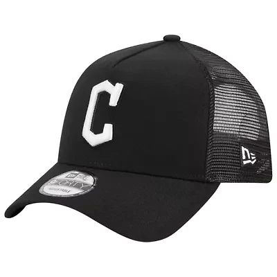 MLB Cleveland Guardians A-Frame 9FORTY Trucker Adjustable Hat