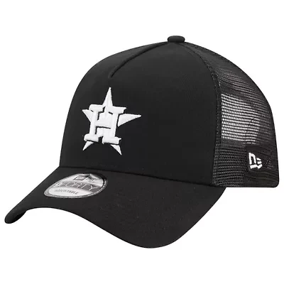 MLB Houston Astros A-Frame 9FORTY Trucker Adjustable Hat