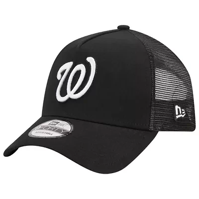 MLB Washington Nationals A-Frame 9FORTY Trucker Adjustable Hat
