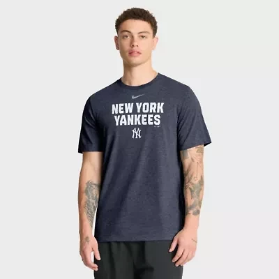 MLB Nike New York Yankees Stacked Tri-Blend T-Shirt