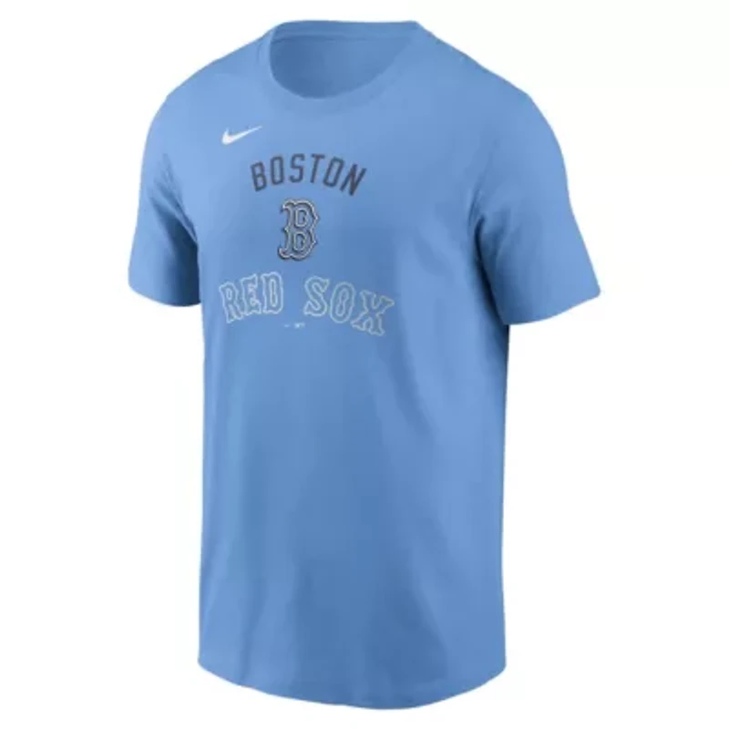 Boston Red Sox MLB Nike Light Early Innings Stack T-Shirt