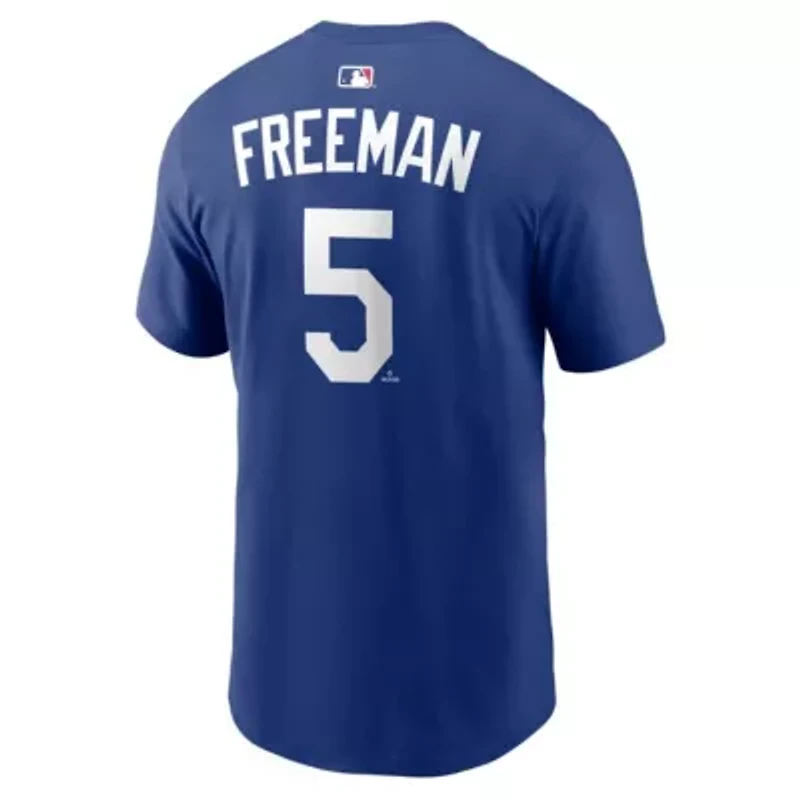 MLB Nike Freddie Freeman Los Angeles Dodgers Home Name & Number T-Shirt