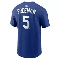 MLB Nike Freddie Freeman Los Angeles Dodgers Home Name & Number T-Shirt
