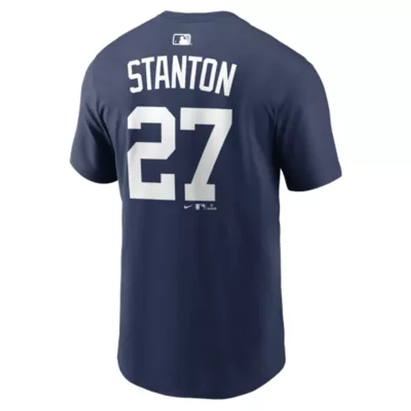 MLB Nike Giancarlo Stanton New York Yankees Name & Number T-Shirt