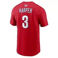 MLB Nike Bryce Harper Philadelphia Phillies Name & Number T-Shirt