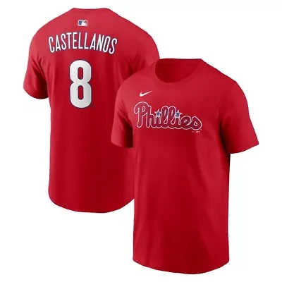 MLB Nike Nick Castellanos Philadelphia Phillies Name & Number T-Shirt