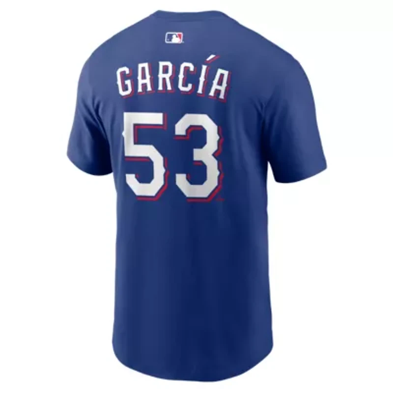 MLB Nike Adolis Garcia Texas Rangers Name & Number T-Shirt