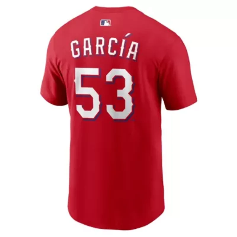 MLB Nike Adolis Garcia Texas Rangers Name & Number T-Shirt