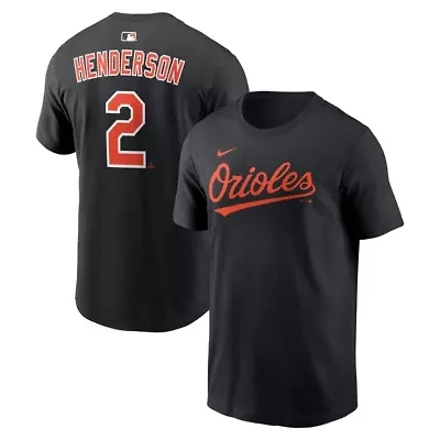 MLB Nike Gunnar Henderson Baltimore Orioles Name & Number T-Shirt