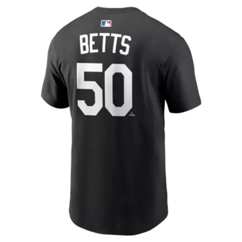 MLB Nike Mookie Betts Los Angeles Dodgers Name & Number T-Shirt