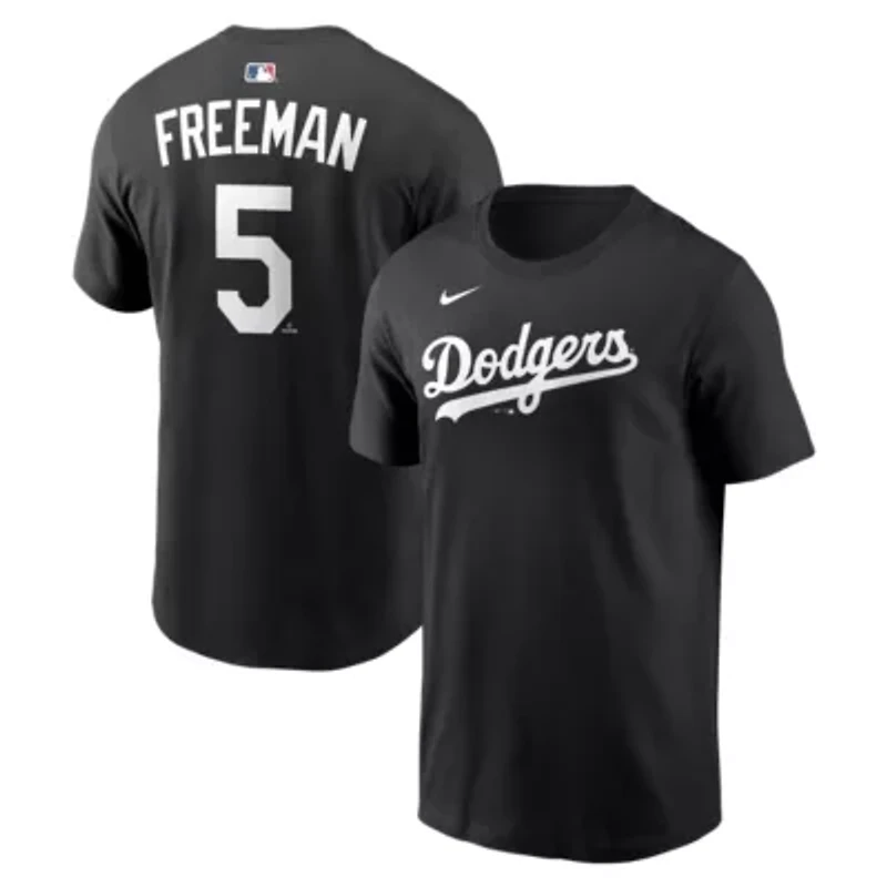 MLB Nike Freddie Freeman Los Angeles Dodgers Name & Number T-Shirt