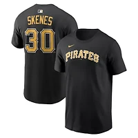MLB Nike Paul Skenes Pittsburgh Pirates Home Name & Number T-Shirt