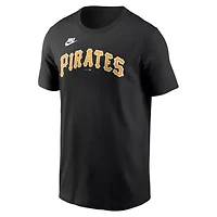 MLB Nike Roberto Clemente Pittsburgh Pirates Cooperstown Collection Name & Number T-Shirt