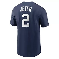 MLB Nike Derek Jeter New York Yankees Cooperstown Collection Name & Number T-Shirt