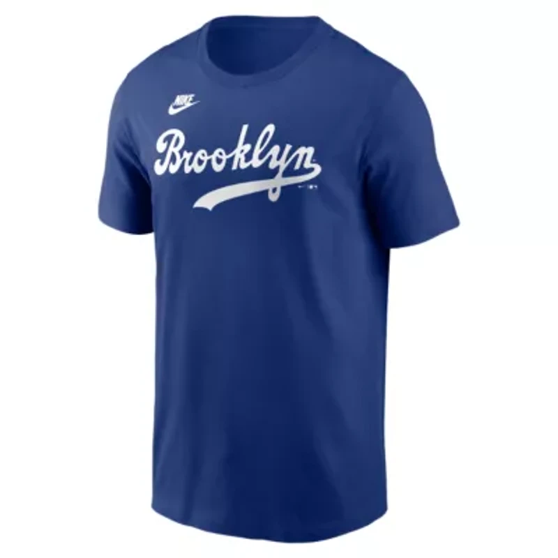 Cooperstown Teams Nike Jackie Robinson Brooklyn Dodgers Collection Name & Number T-Shirt