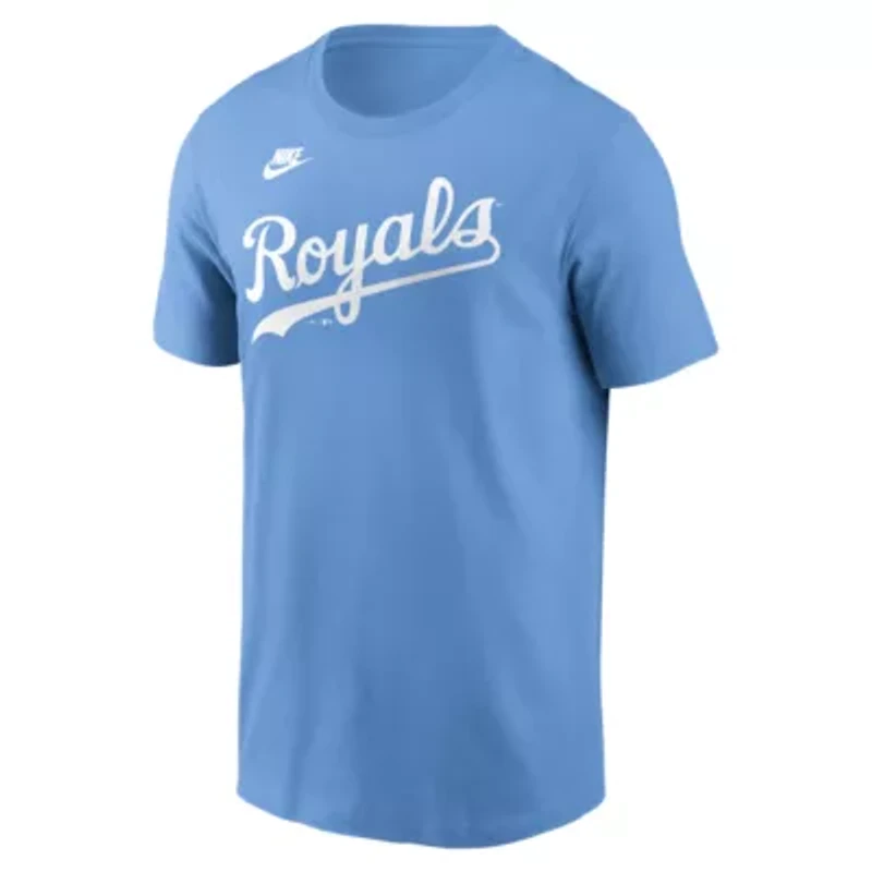 MLB Nike Bo Jackson Light Kansas City Royals Cooperstown Collection Name & Number T-Shirt