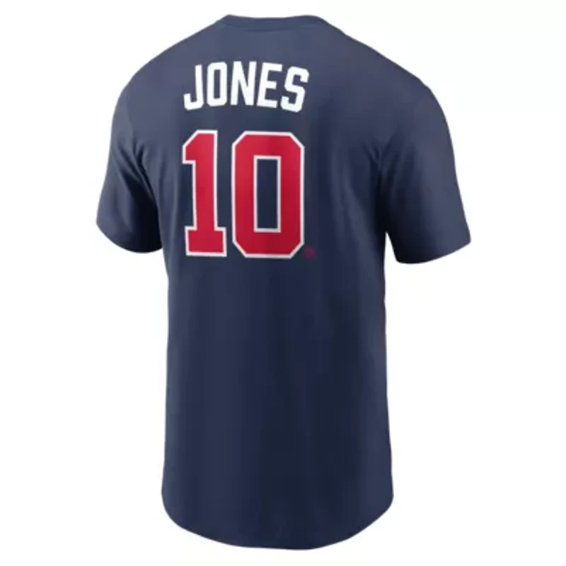 MLB Nike Chipper Jones Atlanta Braves Cooperstown Collection Name & Number T-Shirt