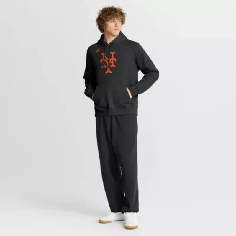 MLB Nike New York Mets Cooperstown Collection Logo Club Hoodie