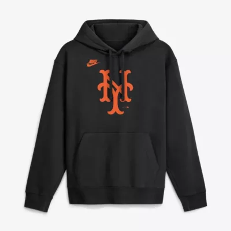 MLB Nike New York Mets Cooperstown Collection Logo Club Hoodie