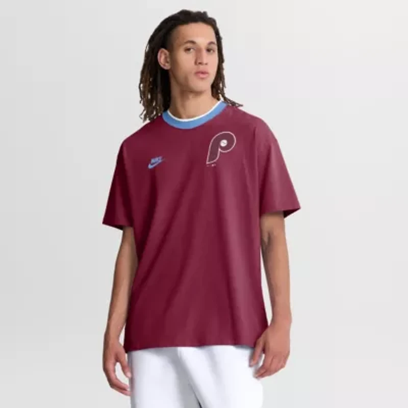 MLB Nike Philadelphia Phillies Cooperstown Collection Ringer T-Shirt