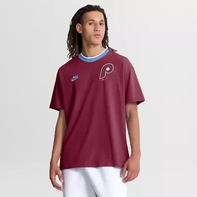 MLB Nike Philadelphia Phillies Cooperstown Collection Ringer T-Shirt