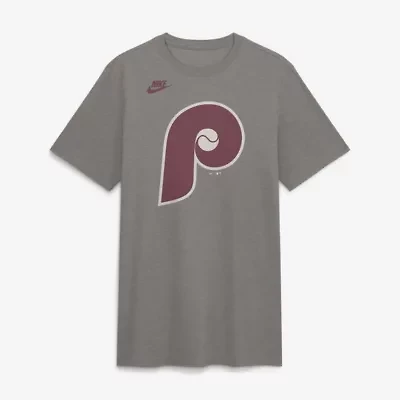 MLB Nike Philadelphia Phillies Cooperstown Logo Tri-Blend T-Shirt
