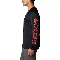 NCAA Georgia Bulldogs Terminal Tackle Omni-Shade Raglan Long Sleeve T-Shirt