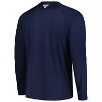 NCAA North Carolina Tar Heels Terminal Tackle Omni-Shade Raglan Long Sleeve T-Shirt