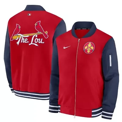 MLB Nike St. Louis Cardinals 2024 City Connect Authentic Collection Game Time Full-Zip Jacket