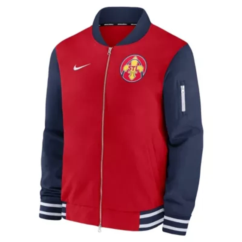 MLB Nike St. Louis Cardinals 2024 City Connect Authentic Collection Game Time Full-Zip Jacket