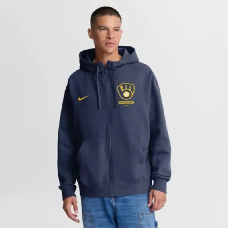 MLB Nike Milwaukee Brewers Primetime Lockup Full-Zip Hoodie