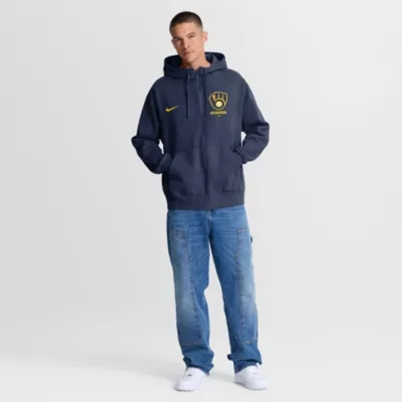 MLB Nike Milwaukee Brewers Primetime Lockup Full-Zip Hoodie