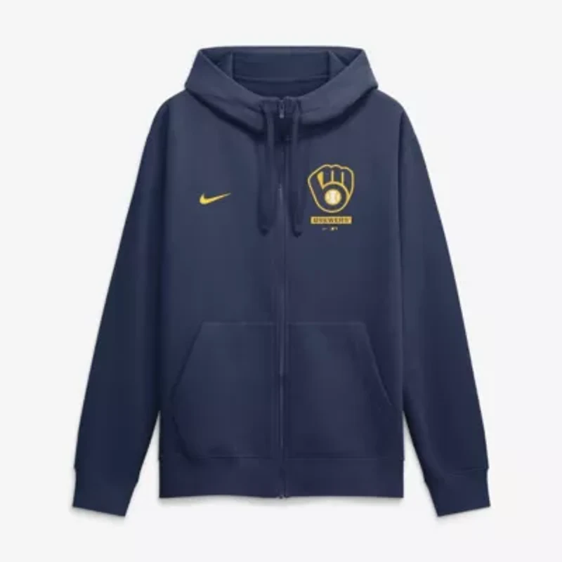 MLB Nike Milwaukee Brewers Primetime Lockup Full-Zip Hoodie