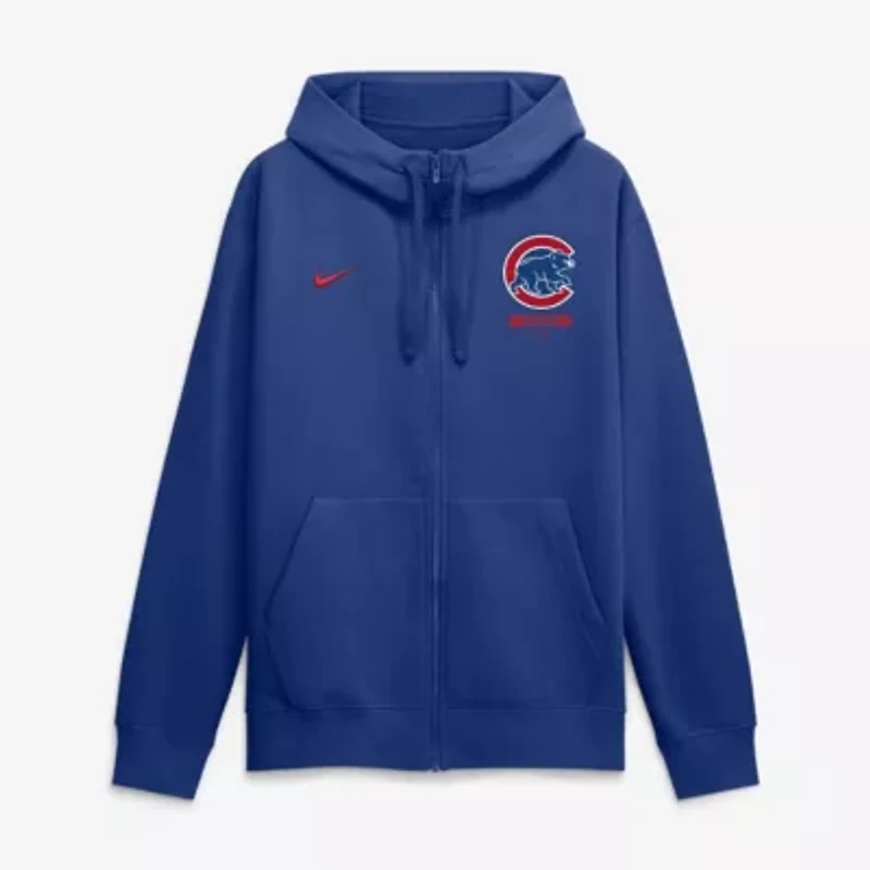 MLB Nike Chicago Cubs Primetime Lockup Full-Zip Hoodie
