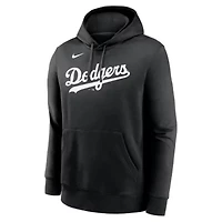 MLB Nike Los Angeles Dodgers Logo Club Fleece Hoodie