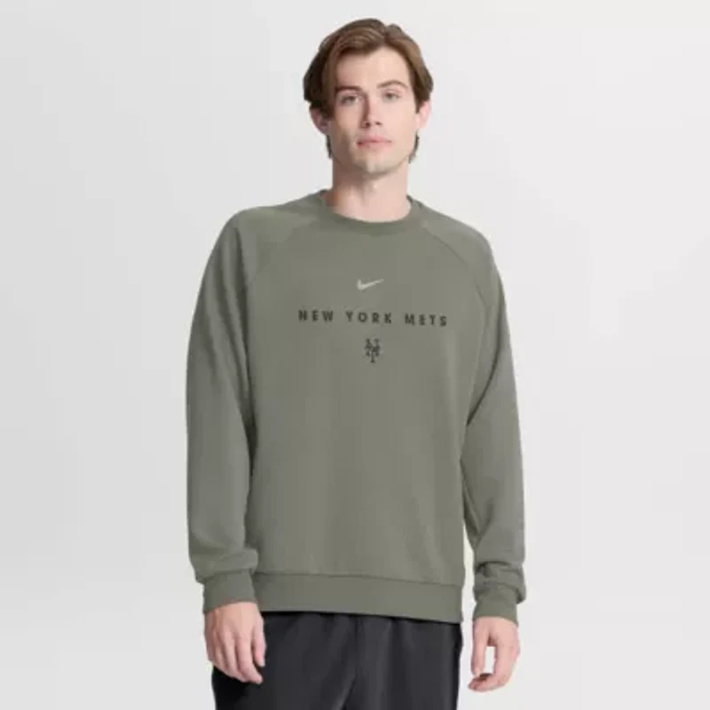 MLB Nike New York Mets Statement Primary Raglan Dri-FIT Sweatshirt