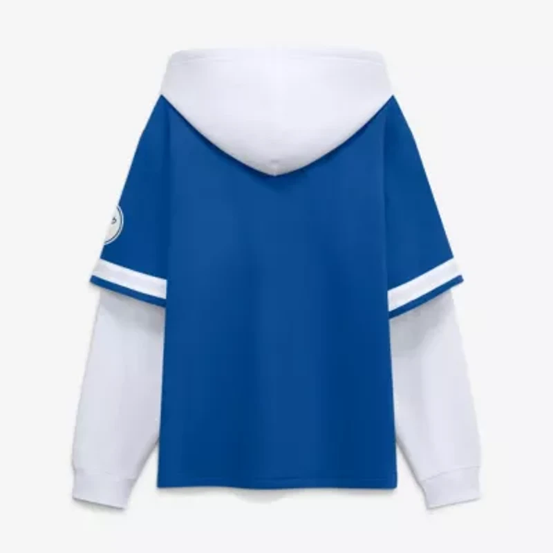MLB Fanatics Los Angeles Dodgers Oversized Fire Speed​ Layered Hoodie