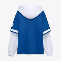 MLB Fanatics Los Angeles Dodgers Oversized Fire Speed​ Layered Hoodie