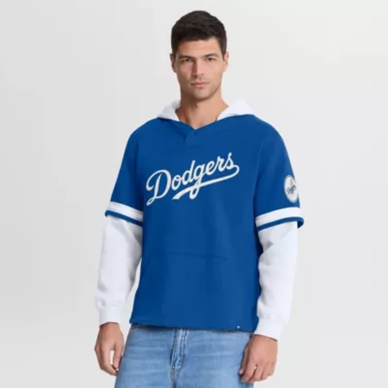 MLB Fanatics Los Angeles Dodgers Oversized Fire Speed​ Layered Hoodie