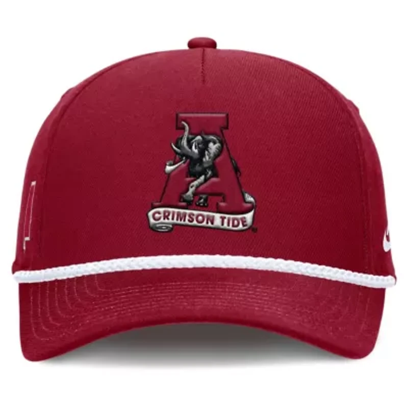 Alabama Crimson Tide NCAA Unisex Nike Alabama Tide 2026 Basketball Refresh 5-Panel Rope Rise Hat