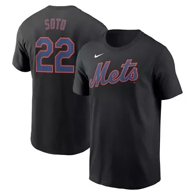 MLB Nike Juan Soto New York Mets Fuse Name & Number T-Shirt