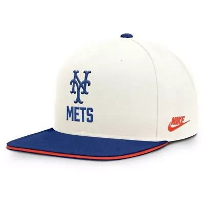MLB Nike Cream/Royal New York Mets Cooperstown Pro Dri-FIT Snapback Hat