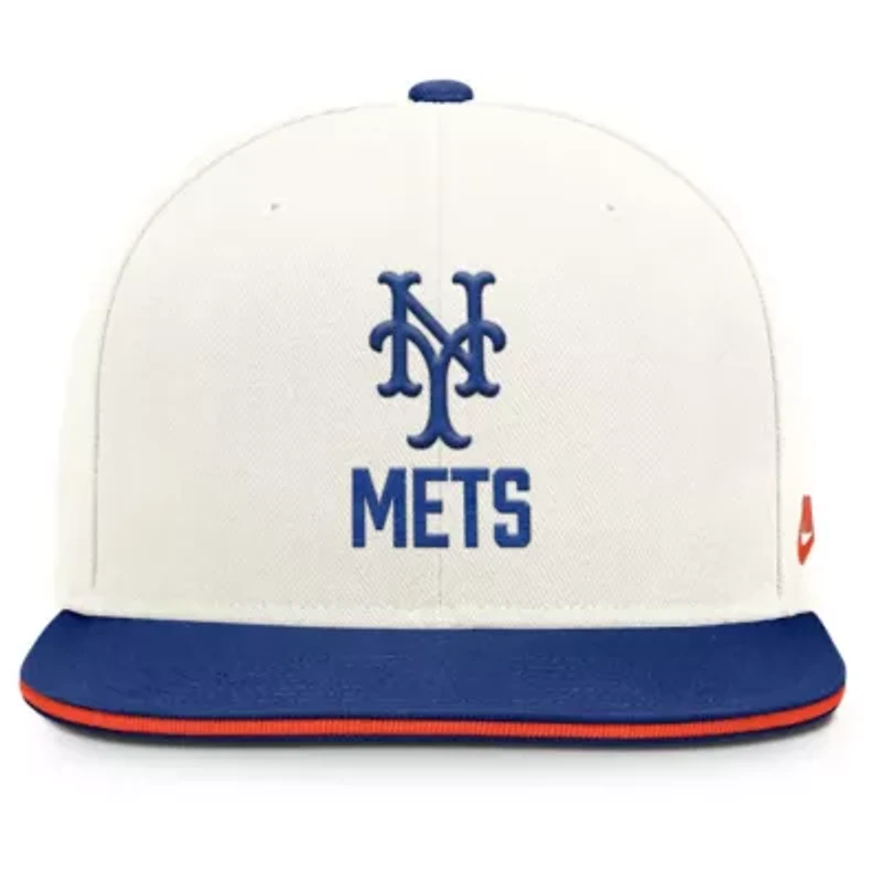 MLB Nike Cream/Royal New York Mets Cooperstown Pro Dri-FIT Snapback Hat