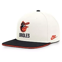 MLB Nike Cream/Black Baltimore Orioles Cooperstown Pro Dri-FIT Snapback Hat