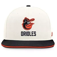 MLB Nike Cream/Black Baltimore Orioles Cooperstown Pro Dri-FIT Snapback Hat