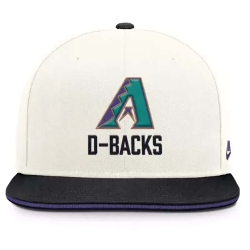 MLB Nike Cream/Black Arizona Diamondbacks Cooperstown Pro Dri-FIT Snapback Hat